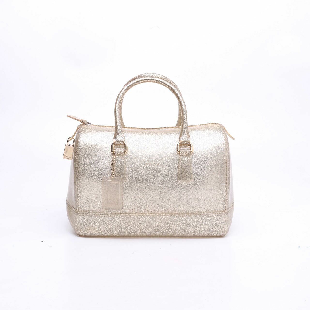 Furla Candy Gold Gliter Hand Bag