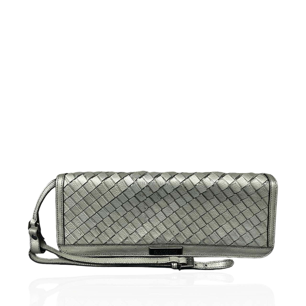 Burberry Silver Clutch