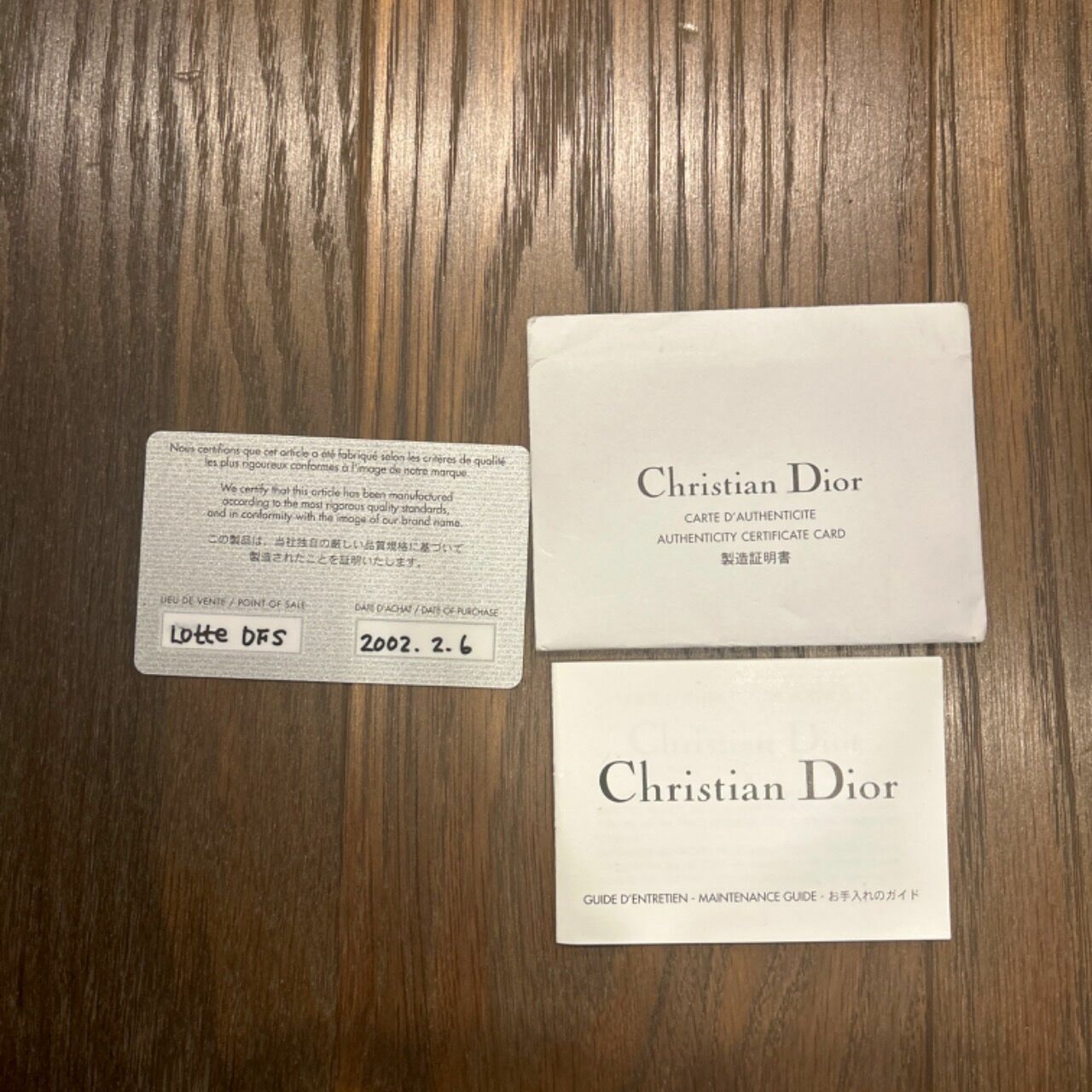 Christian Dior Ivory Lady Dior Medium Ghw