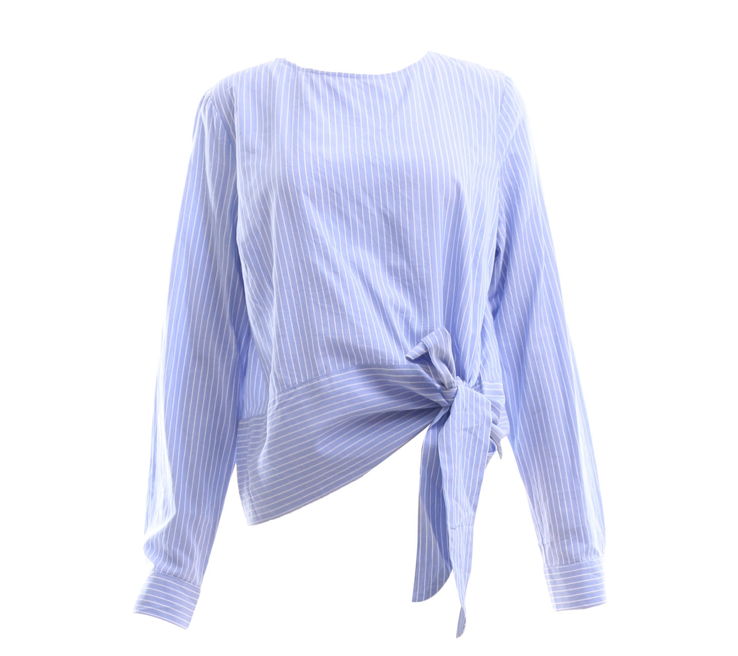 H&M Blue Striped Blouse