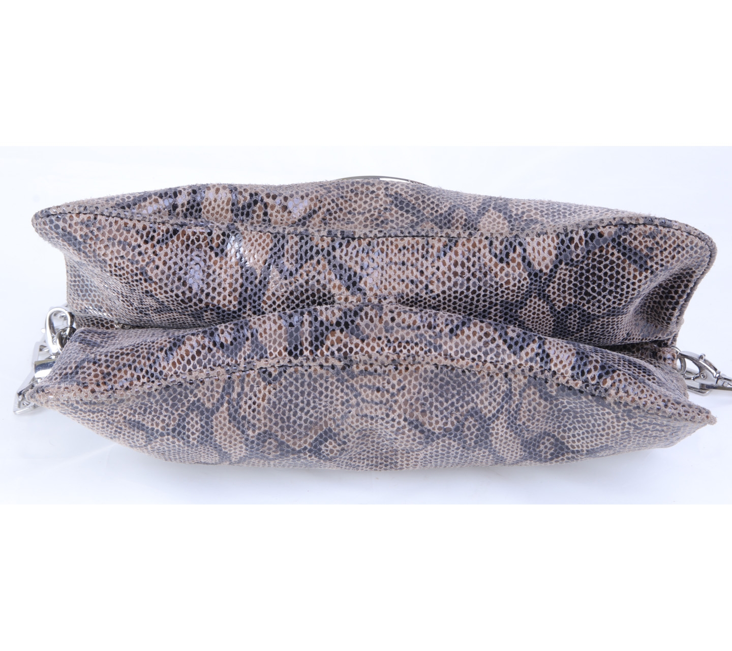 Tory Burch Grey Python Shoulder Bag