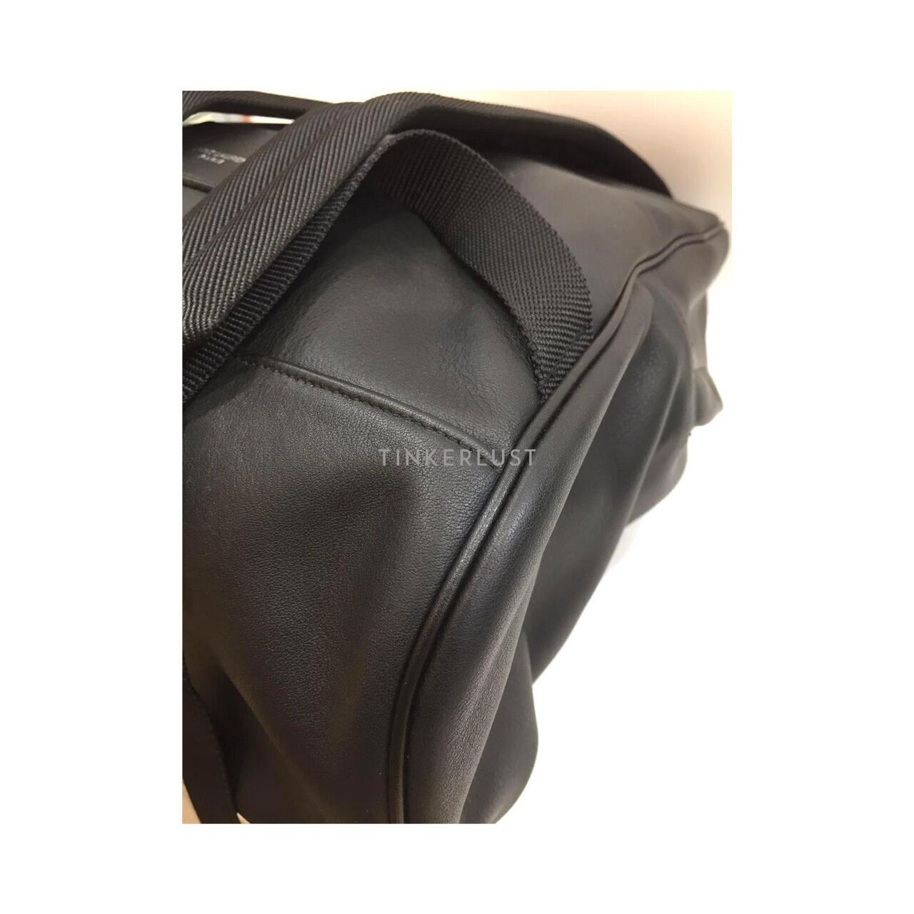 Saint Laurent Black Leather Backpack 