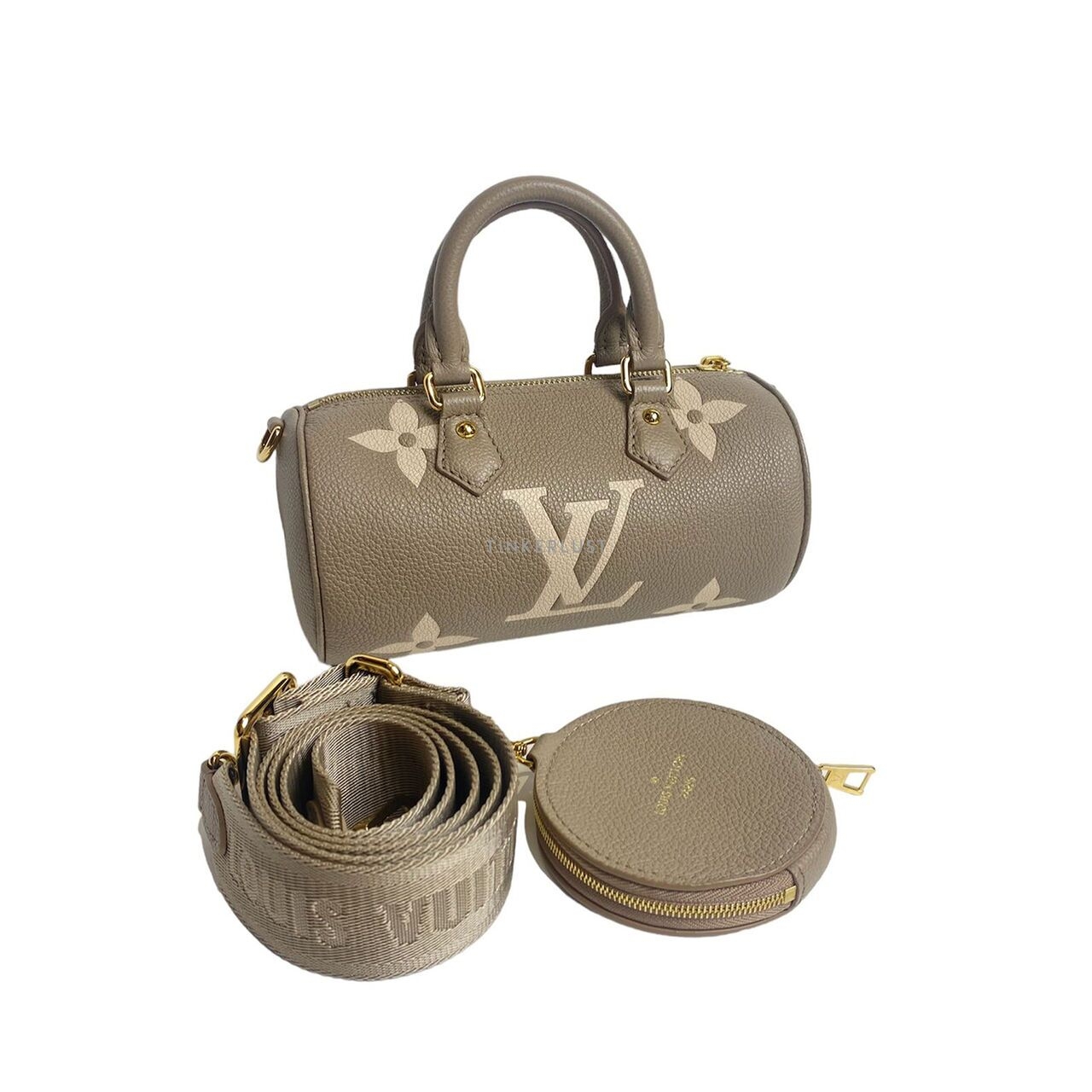 Louis Vuitton Papilon BB in Bicolor Satchel