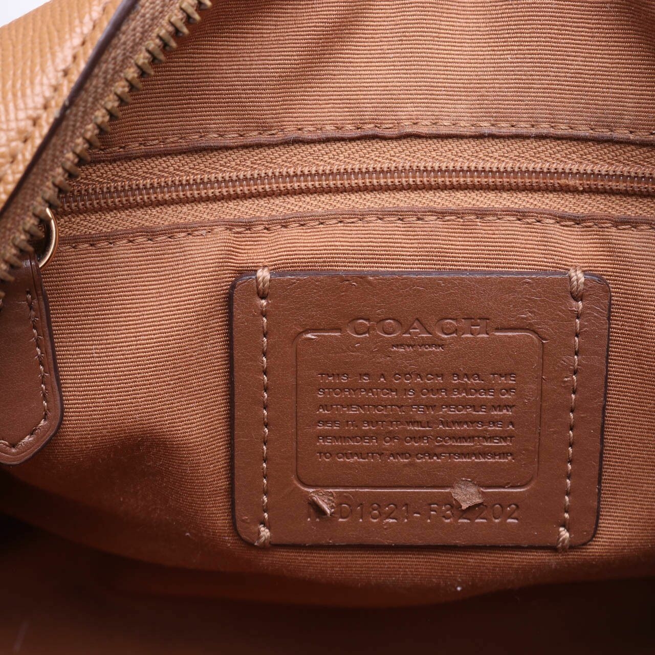 Coach Brown Satchel Bag