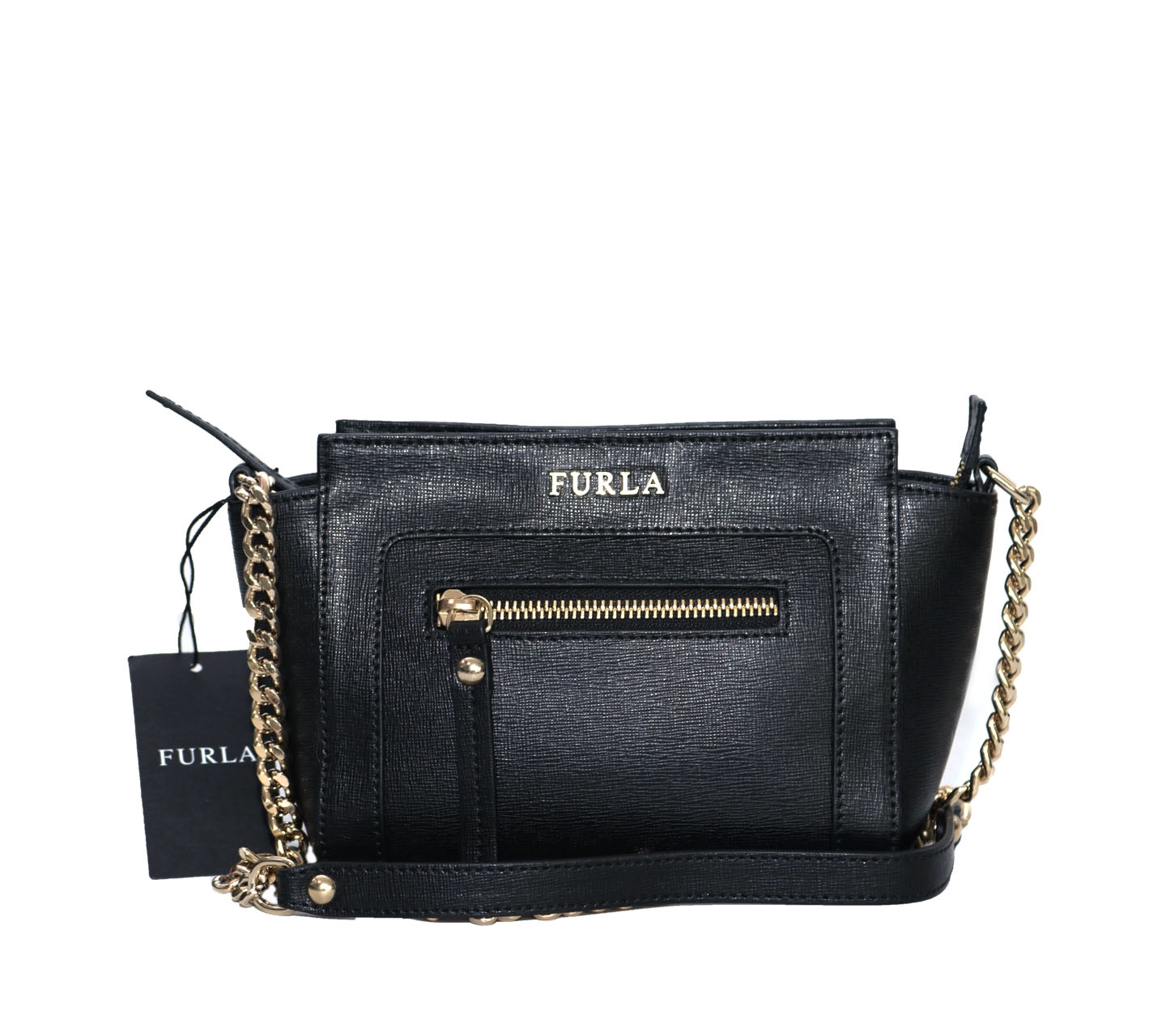 Furla Black Ginevra Onyx Sling Bag