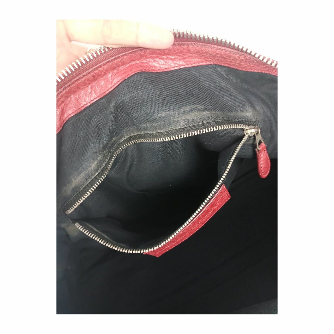 Balenciaga Giant Work Bag GHW Red Handbag