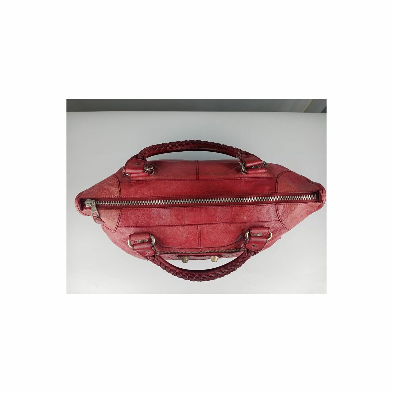 Balenciaga Giant Work Bag GHW Red Handbag