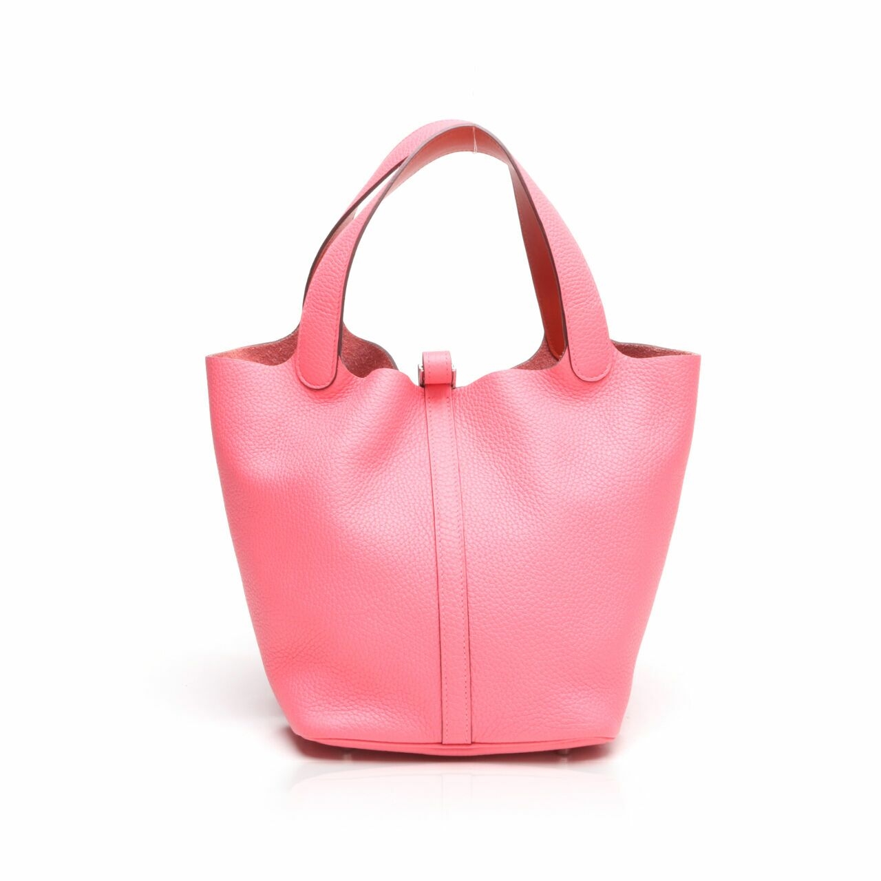 Hermes Picotin 22 Clemence Rose Azalee Handbag