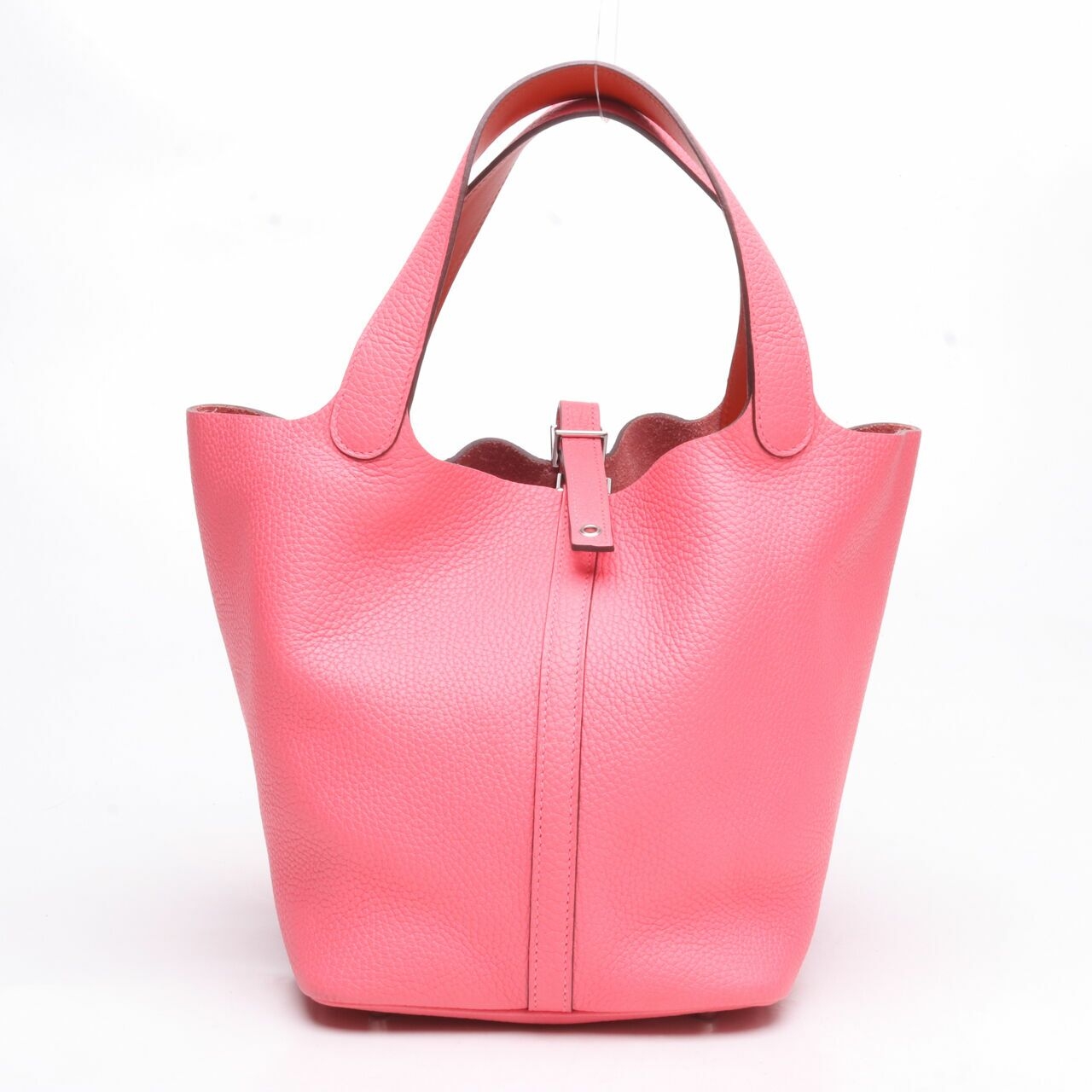 Hermes Picotin 22 Clemence Rose Azalee Handbag