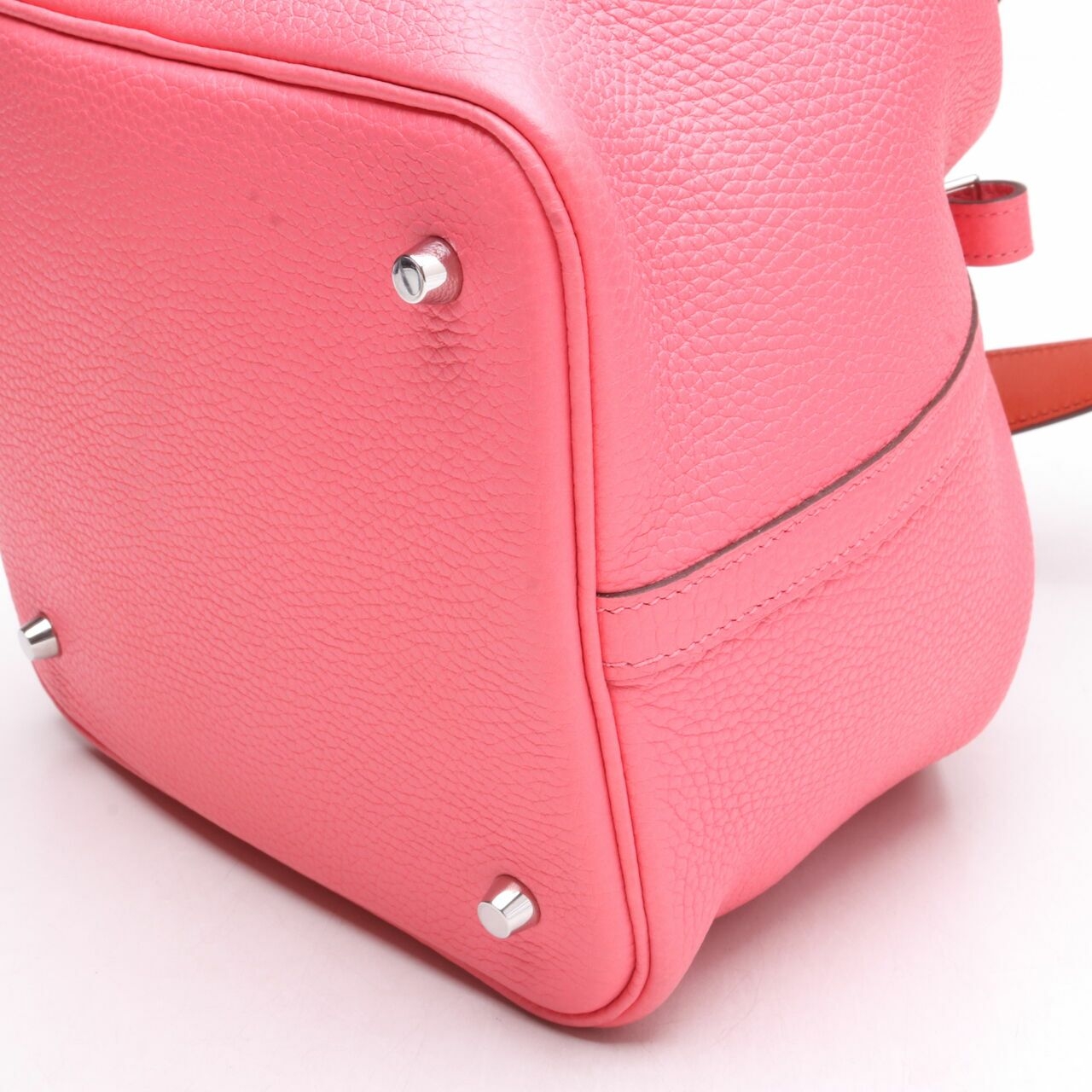 Hermes Picotin 22 Clemence Rose Azalee Handbag