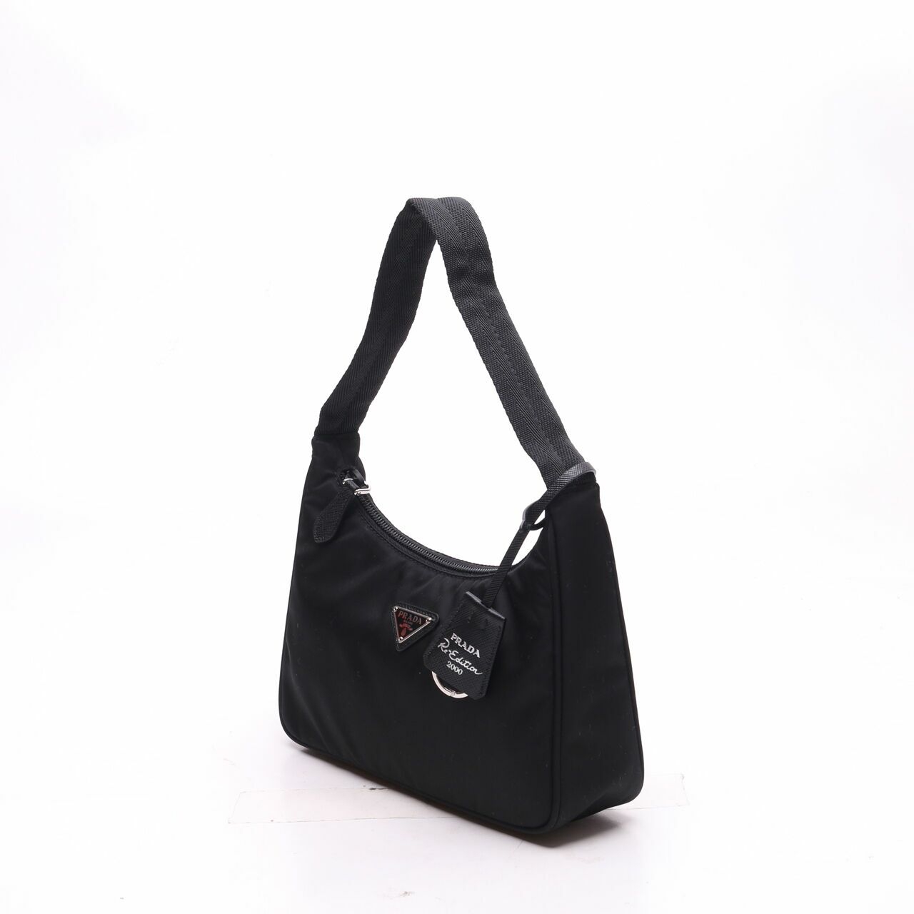 Prada Re-Edition 2000 Nylon Black Mini Hand Bag