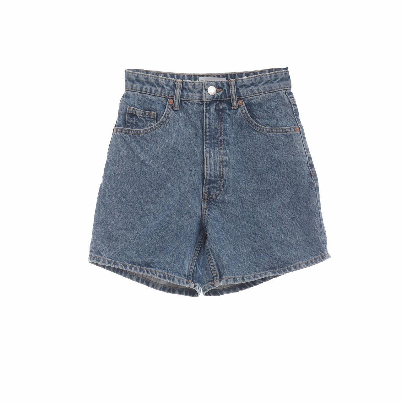 Zara Blue Wahed Denim Short Pants