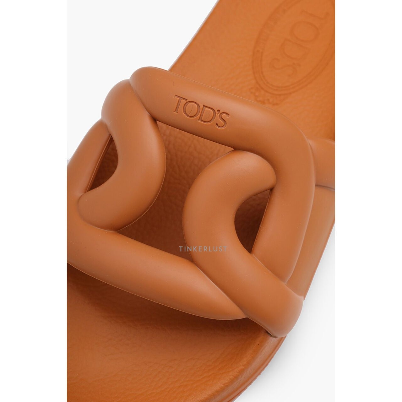 Tod's Women Rubber in Sand Slide Sandals