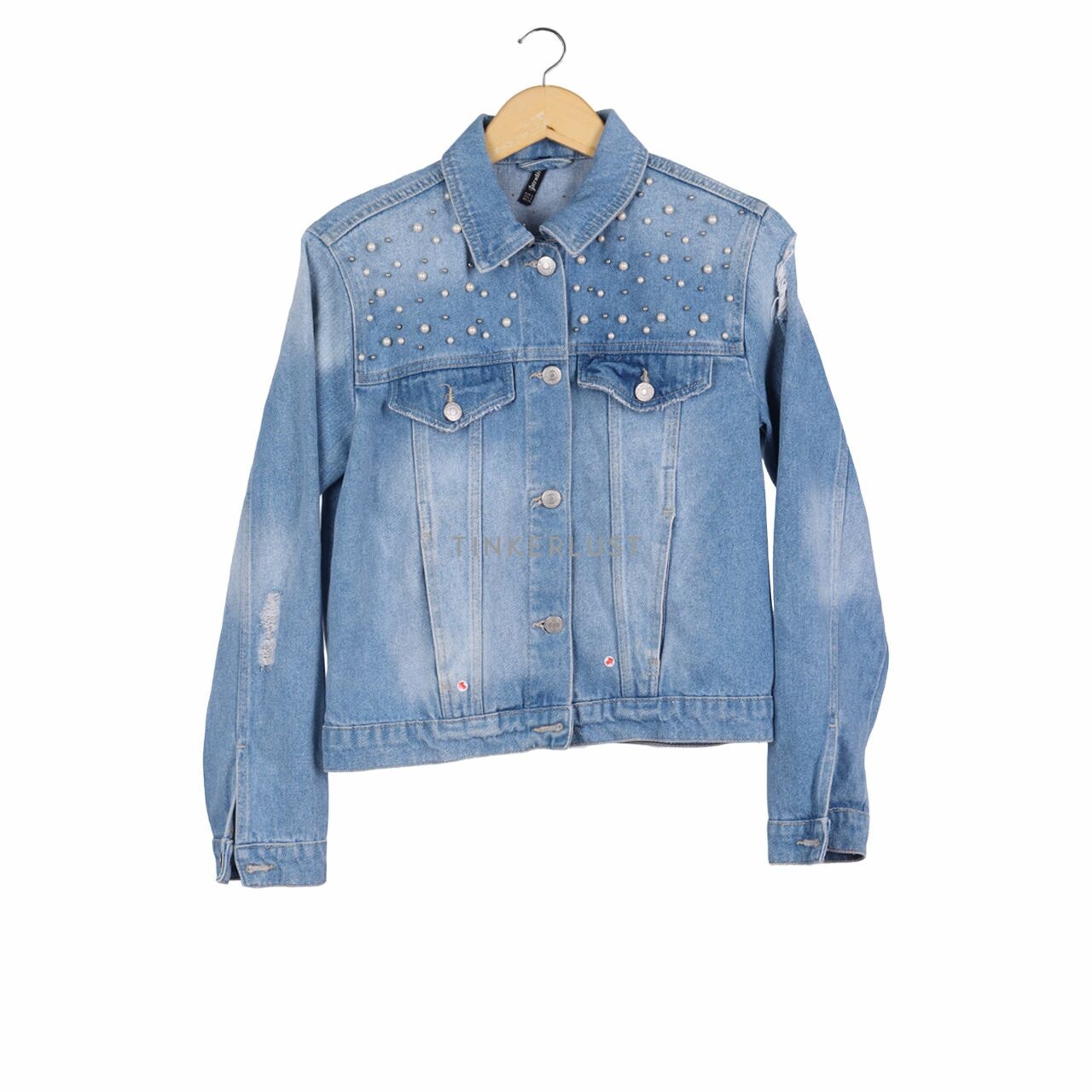 Stradivarius Blue Denim Jacket