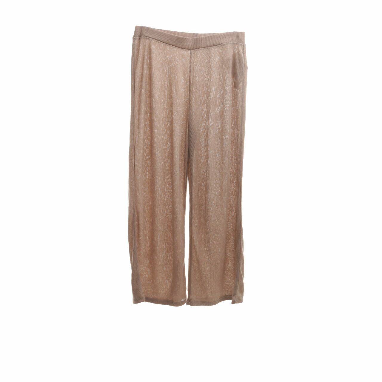 Zara Khaki Cullotes Long Pants