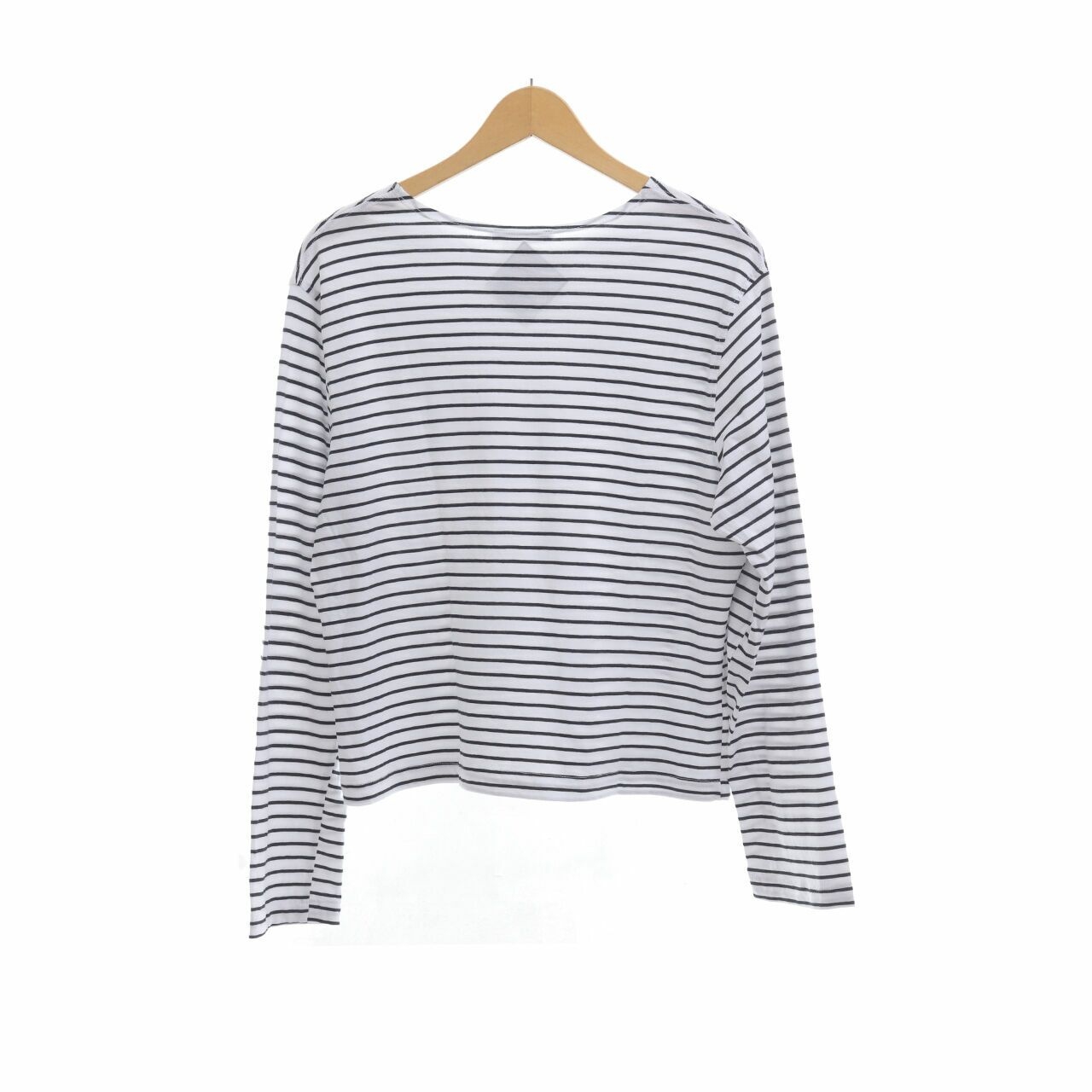 Zara Black & White Stripes Long Sleeve T-Shirt