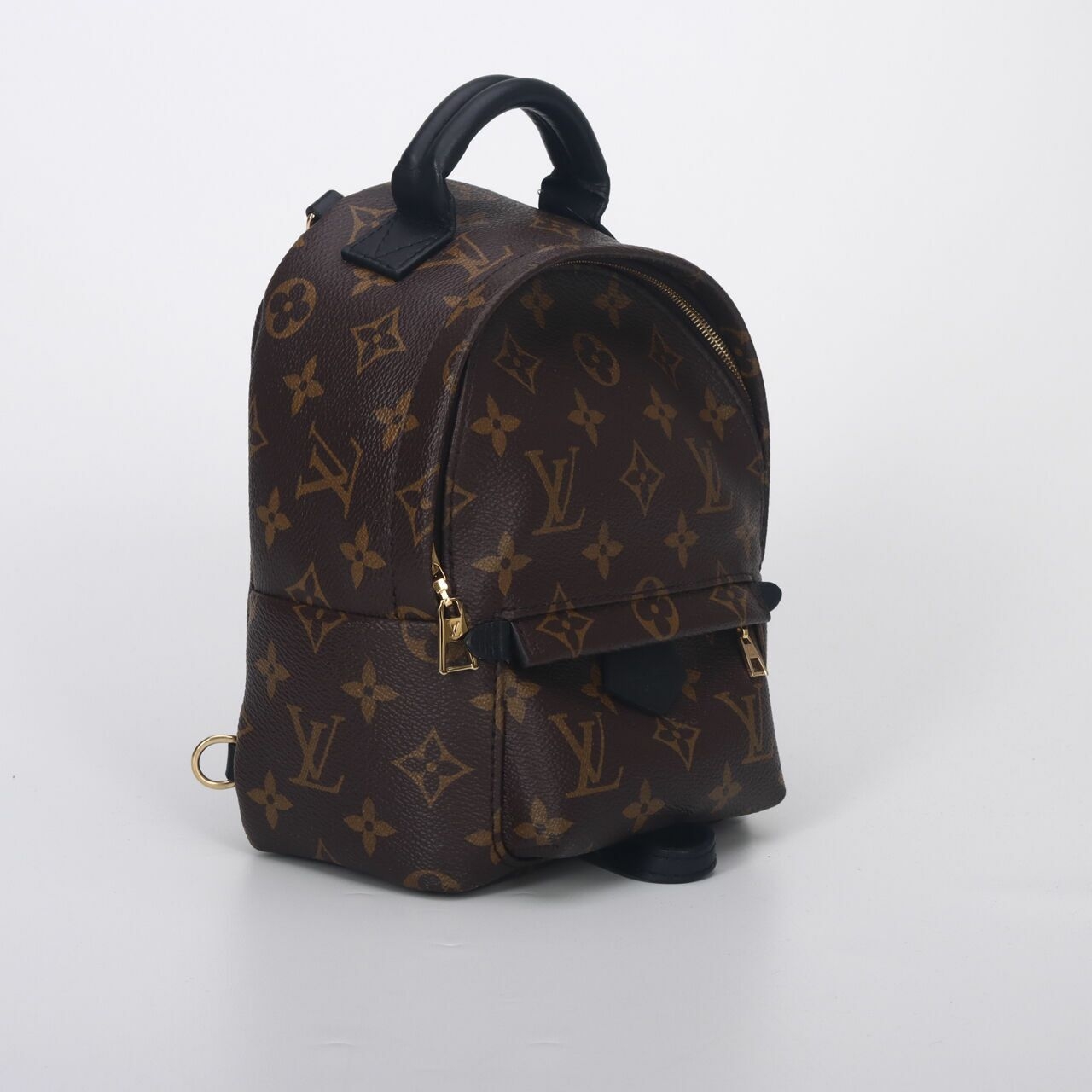 Louis Vuitton Palm Springs Monogram Mini Backpack GHW Brown