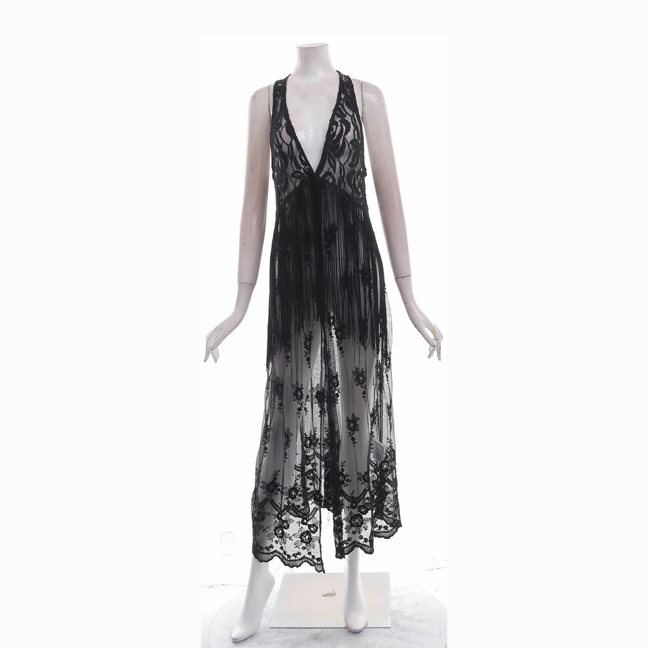 Private Collection Black Lace Vest