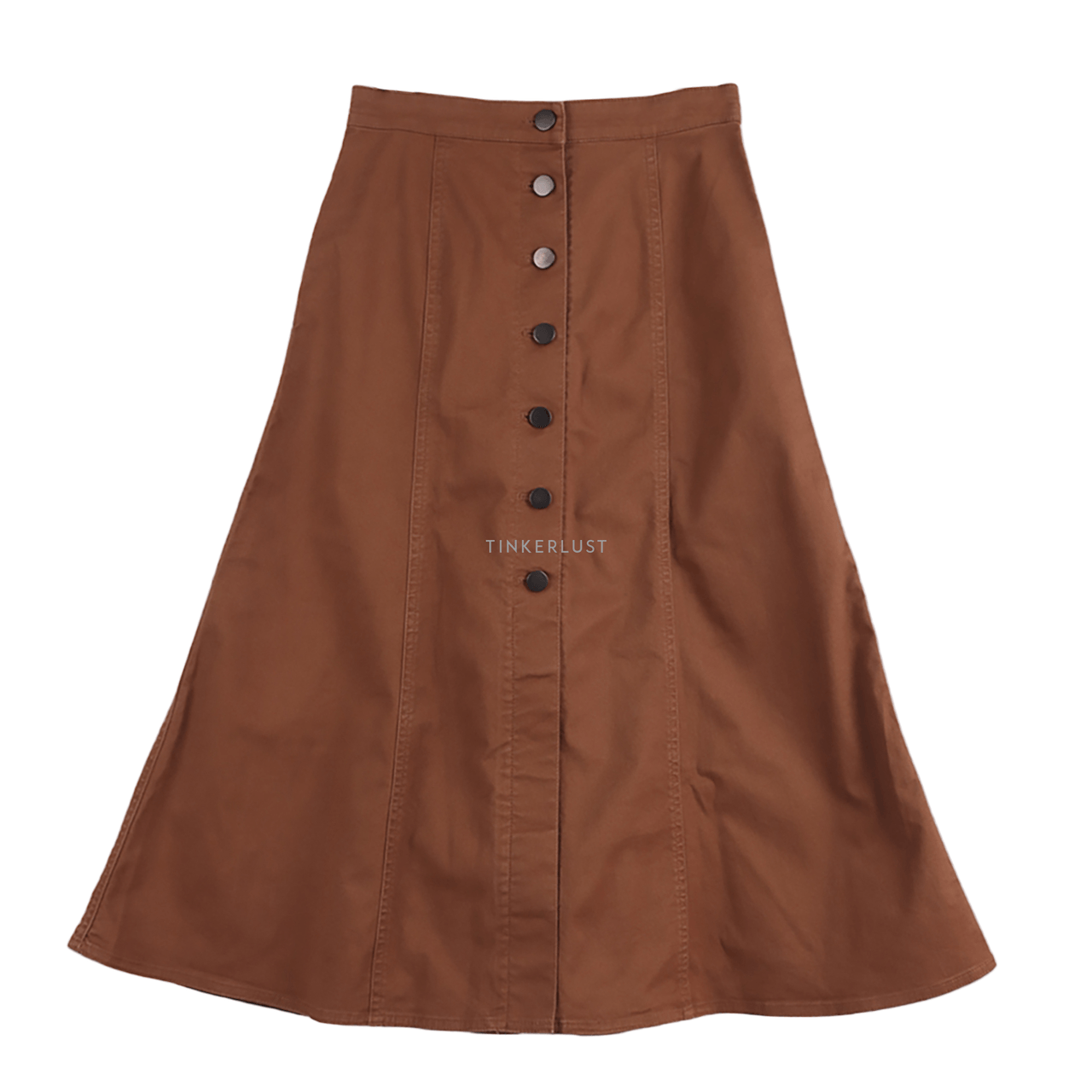 UNIQLO Brown Midi Skirt