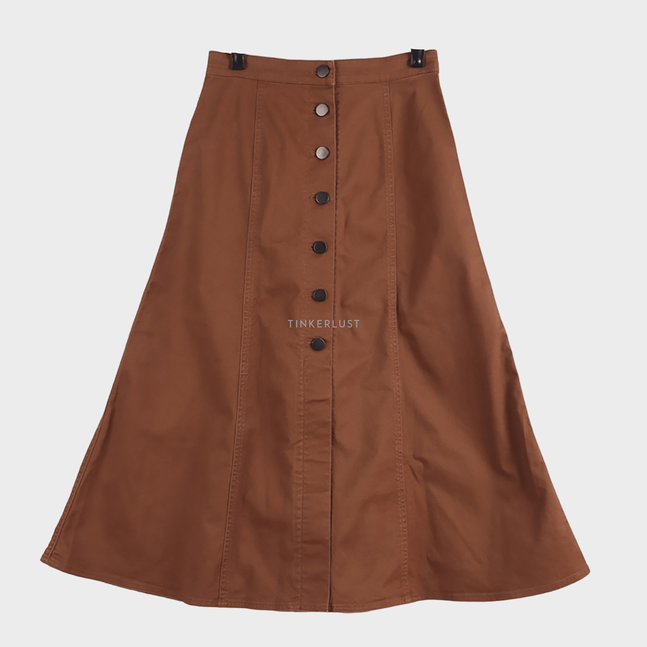 UNIQLO Brown Midi Skirt