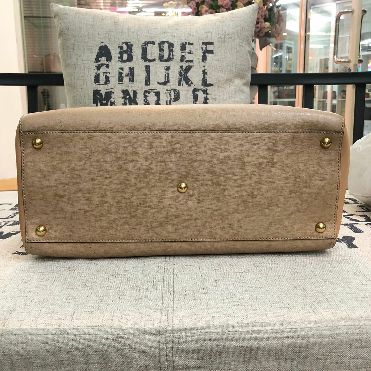 Fendi 2Jours Medium Beige Satchel