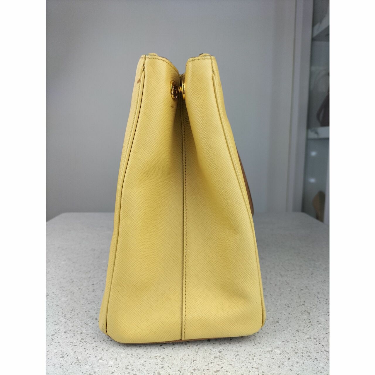 Prada Saffiano Lux Caramel+ Gine B2274C 2013 Sathel Bag