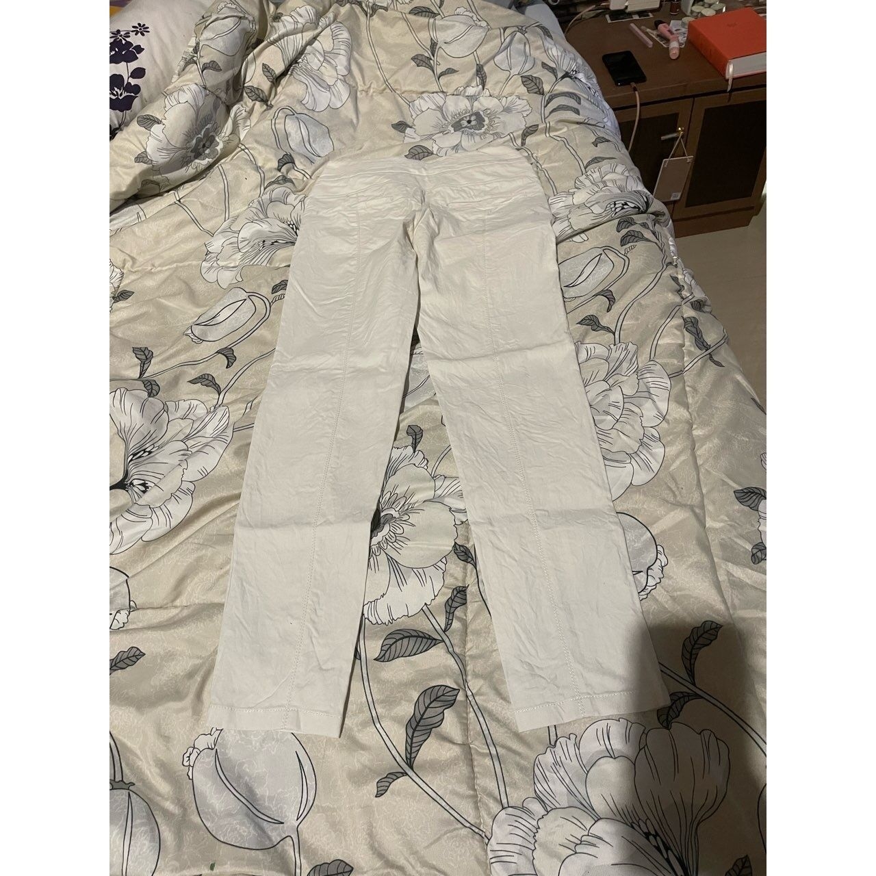 Helmut Lang Broken White Long Pants