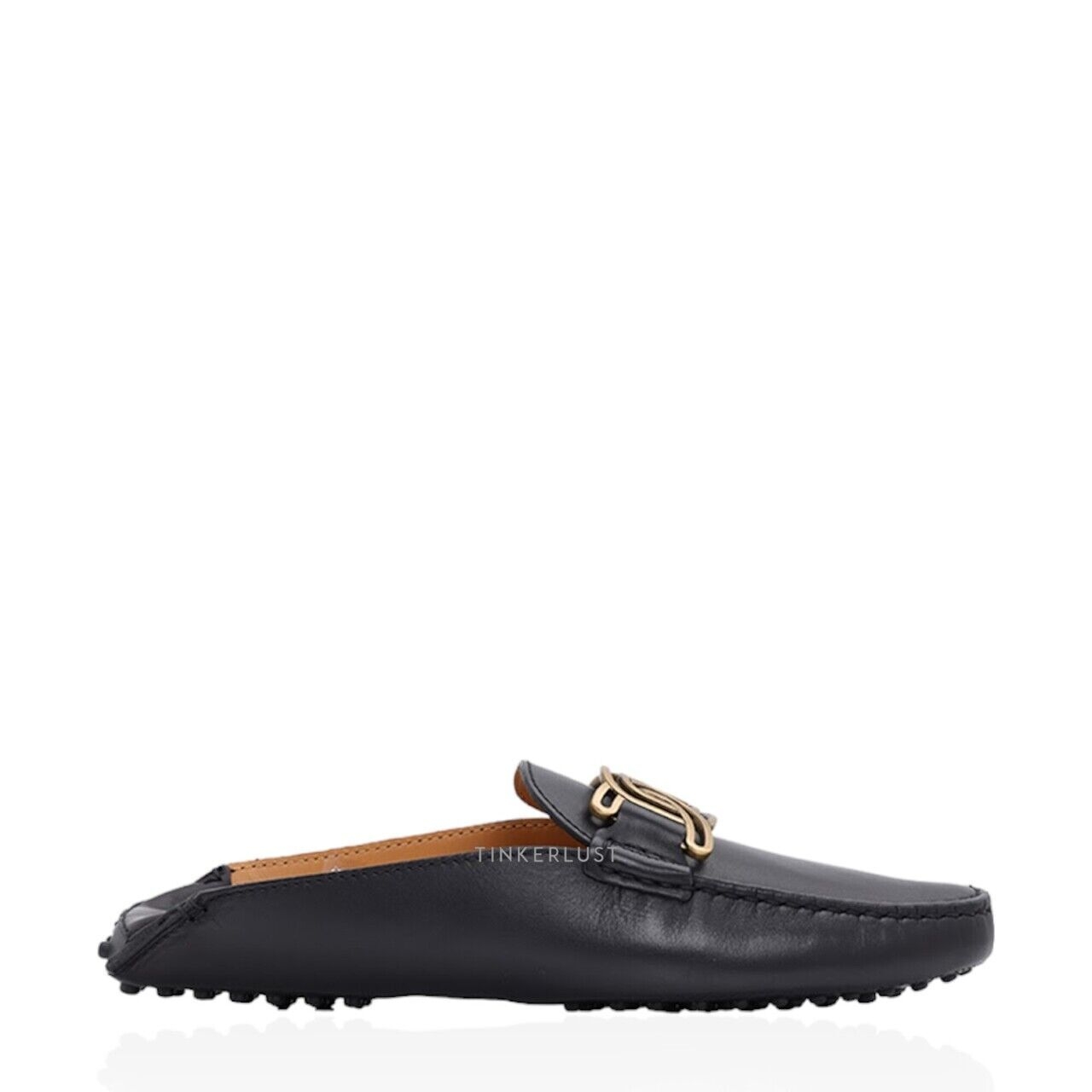 Tod's Women Gommino Leather in Black Mules Flats