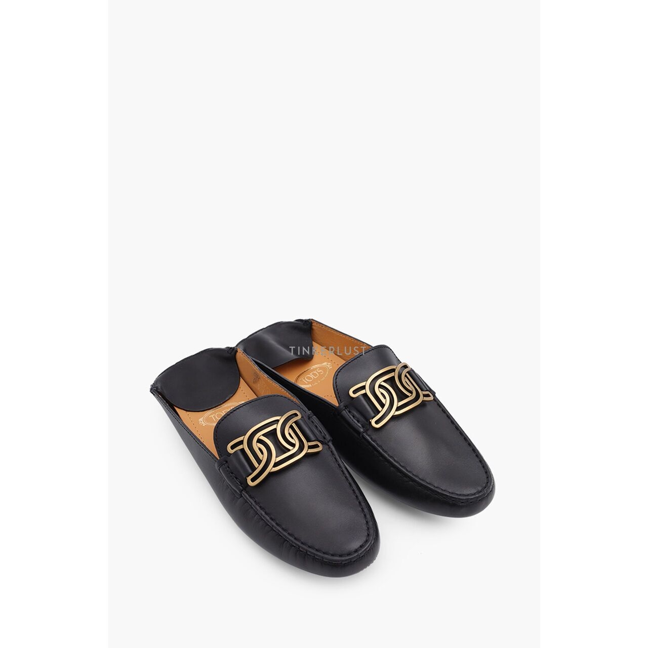 Tod's Women Gommino Leather in Black Mules Flats