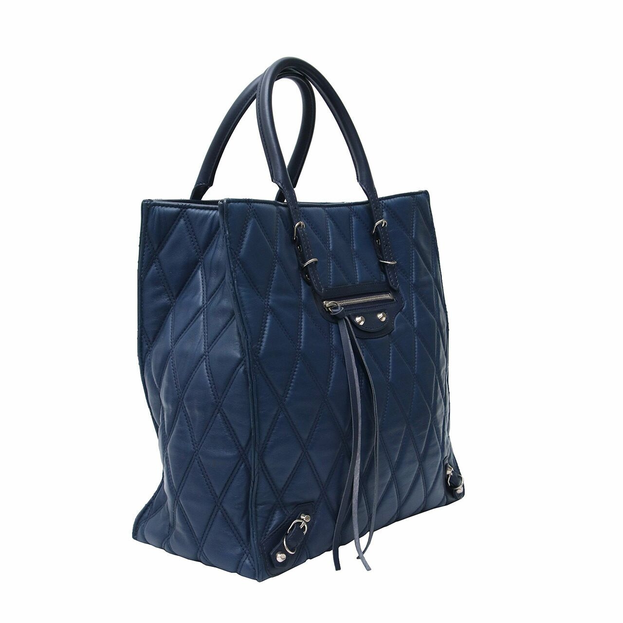 Balenciaga Papier Navy Handbag