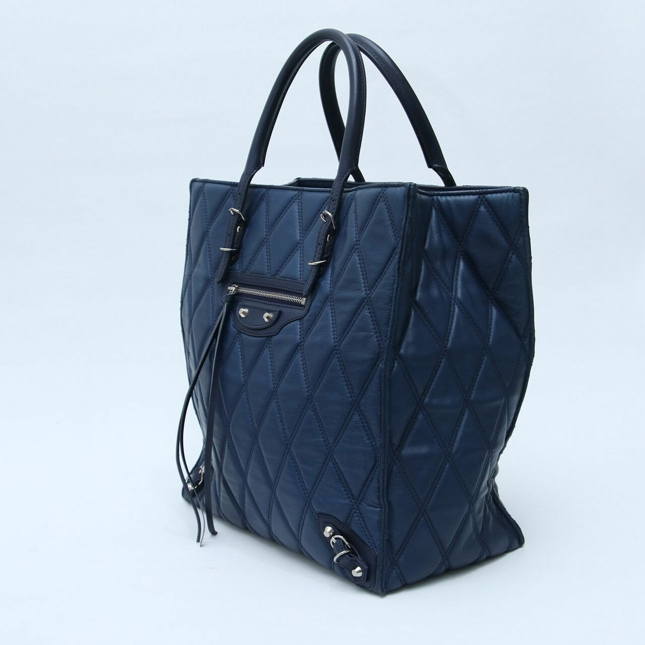 Balenciaga Papier Navy Handbag