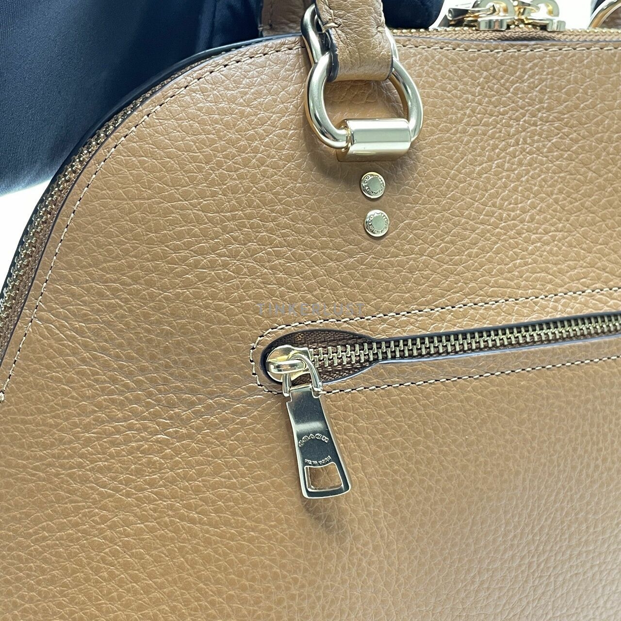 Coach C8281 Katy Satchel with Dairy Emboidery Penny Multi