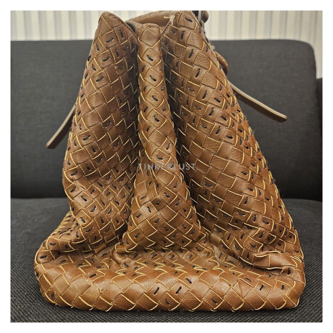 Bottega Veneta Rome Intrecciato Brown 2010 Handbag