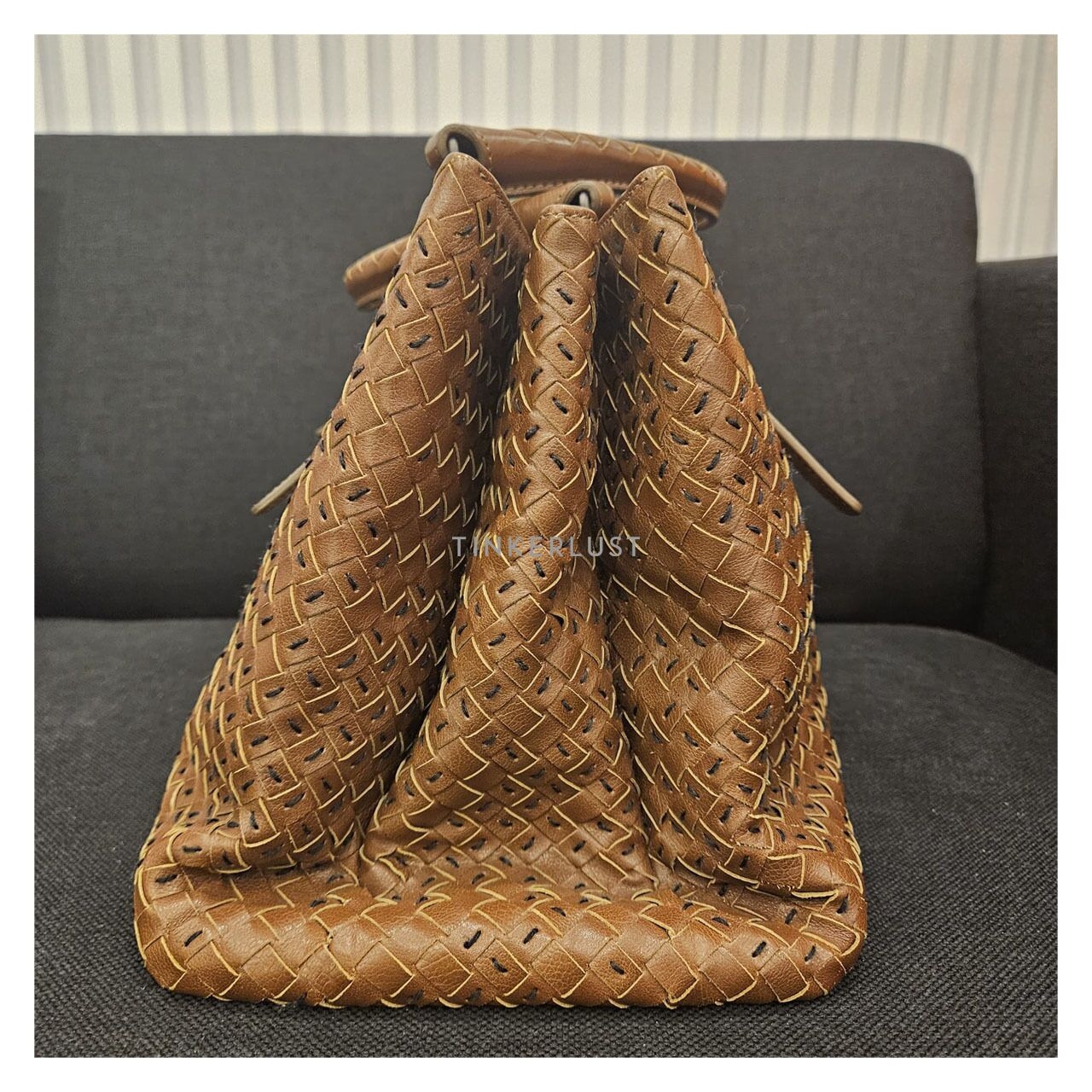 Bottega Veneta Rome Intrecciato Brown 2010 Handbag