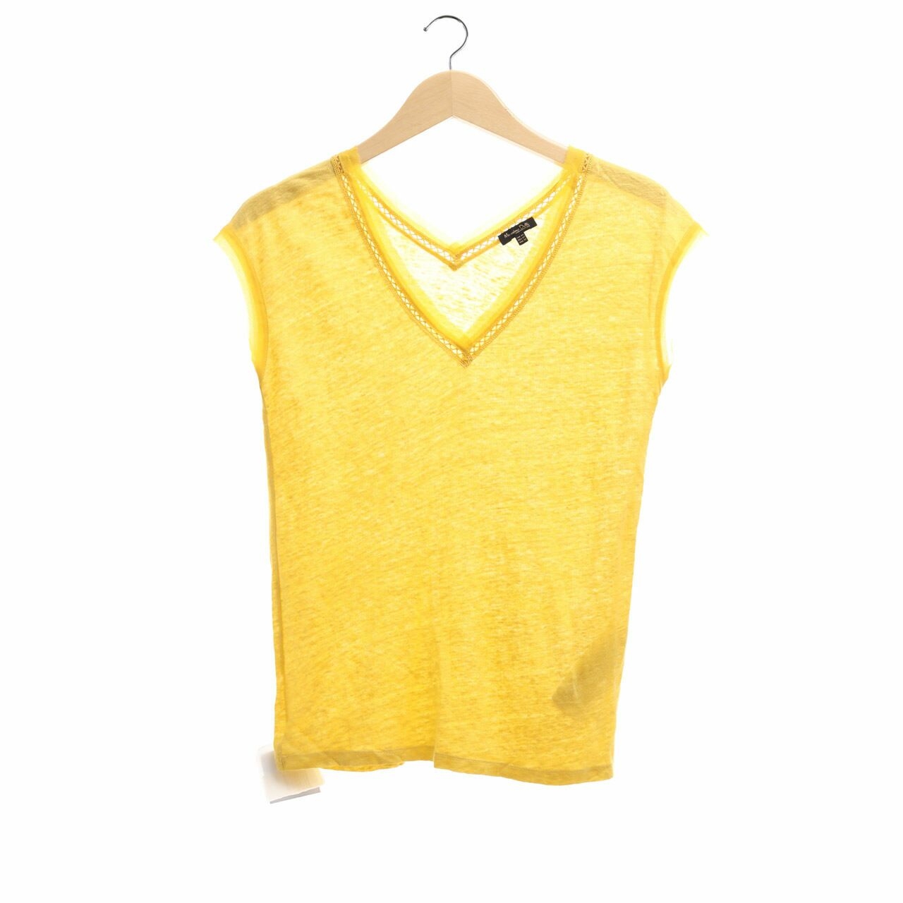 Massimo Dutti Yellow Blouse