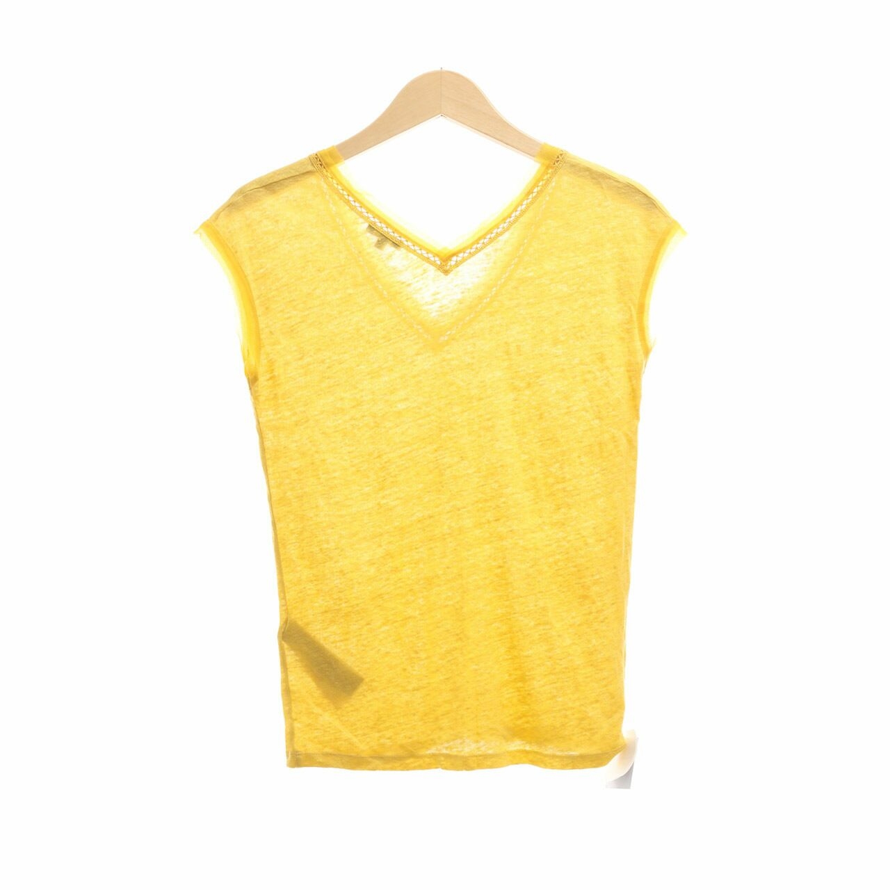 Massimo Dutti Yellow Blouse