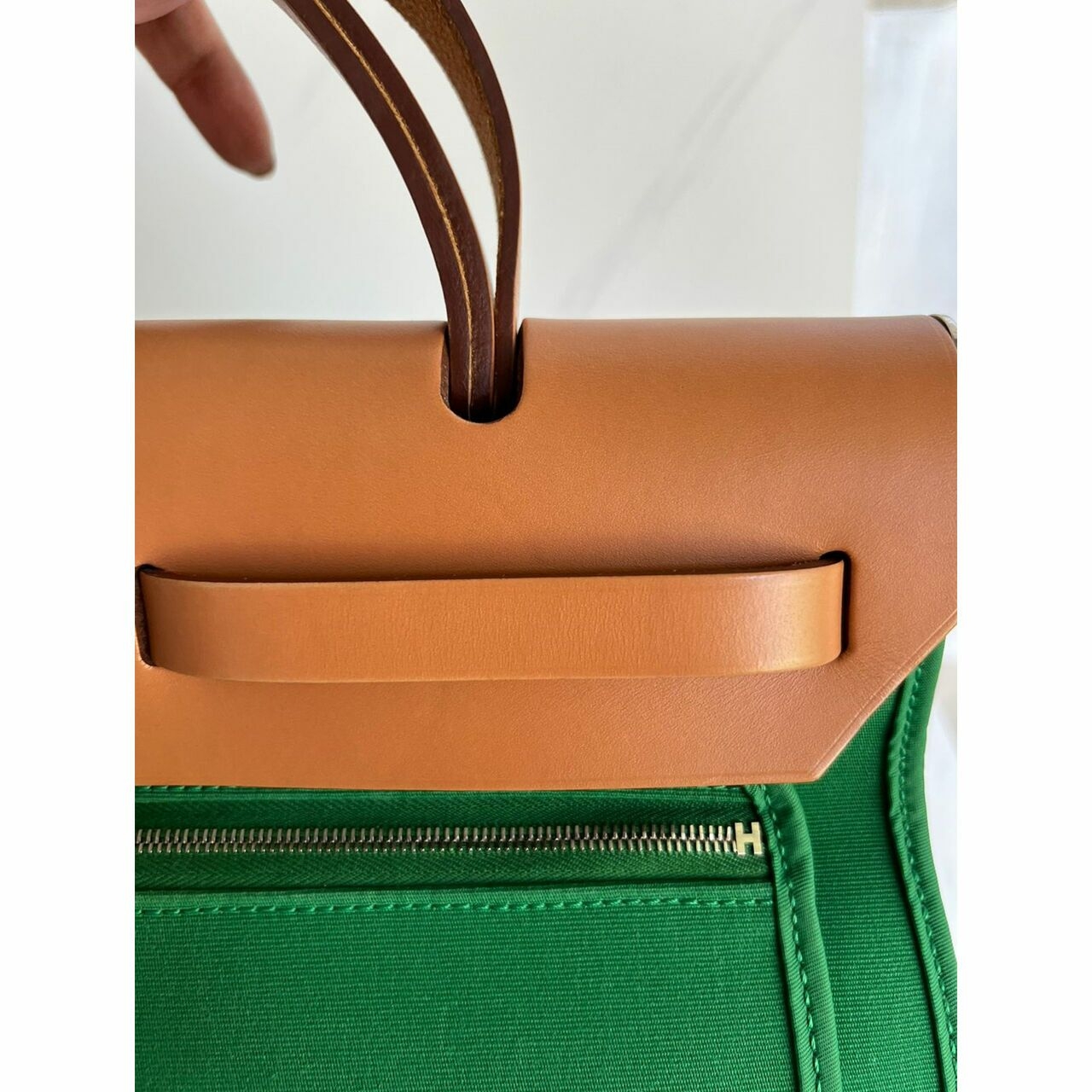 Hermes Herbag 31 Cactus #X  Satchel