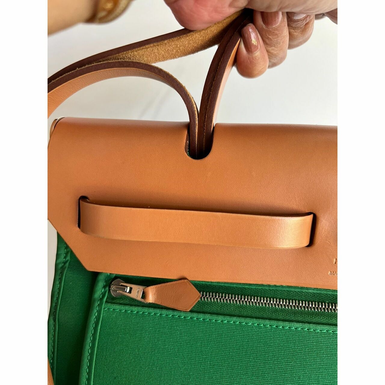 Hermes Herbag 31 Cactus #X  Satchel