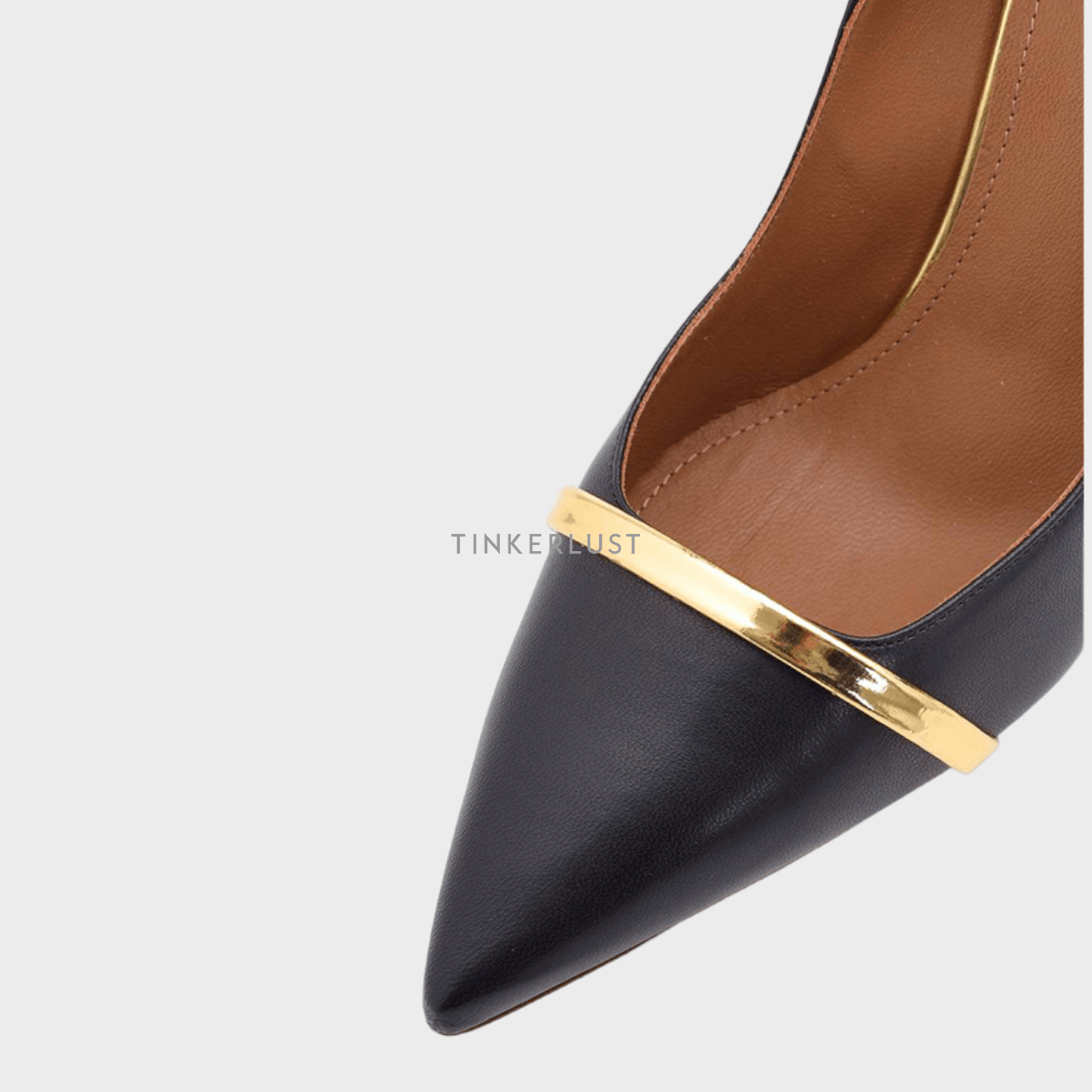 Malone Souliers Karlie Pumps 90mm in Black/Gold Heels	