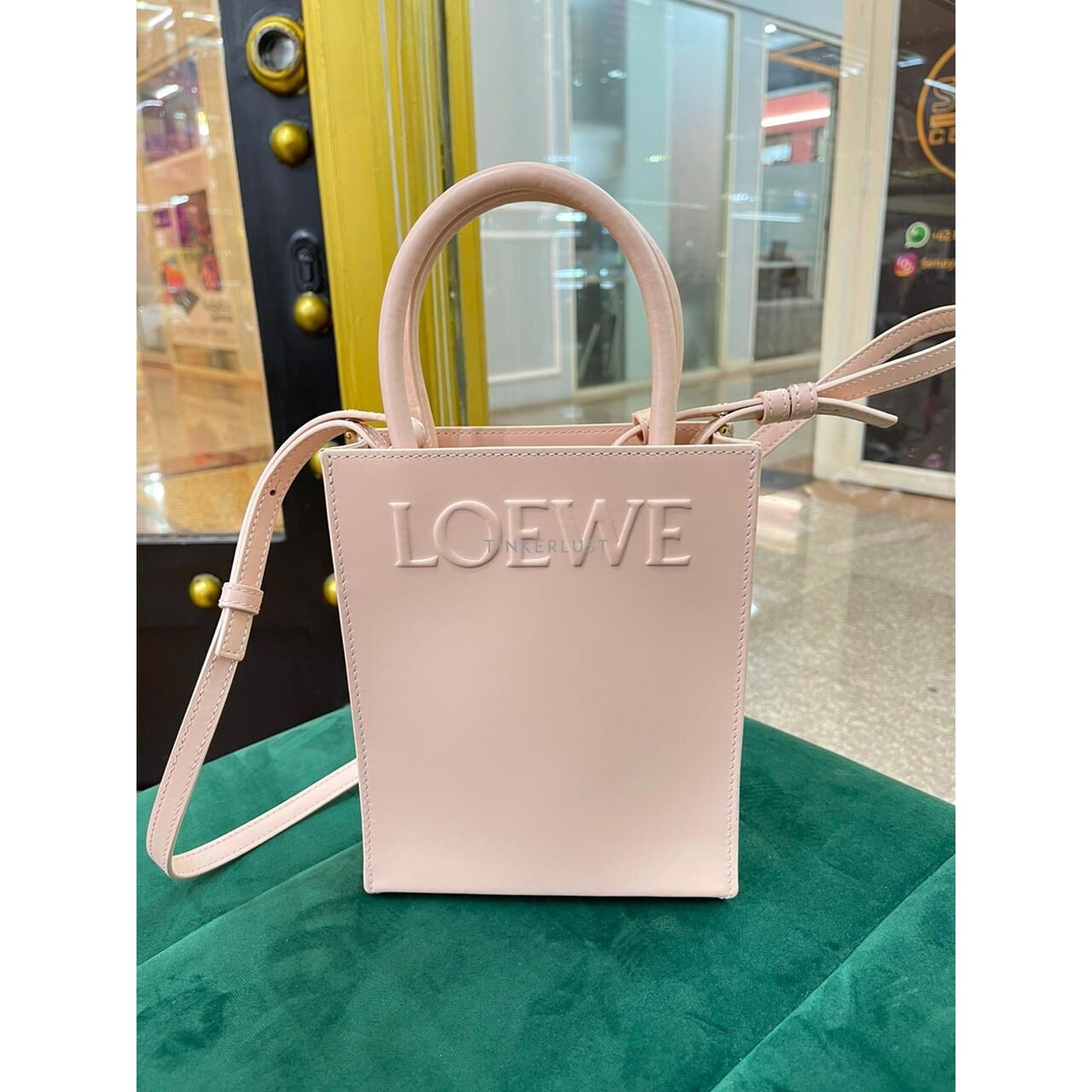 Loewe A5 Mini Pale Pink 2023 Satchel Bag