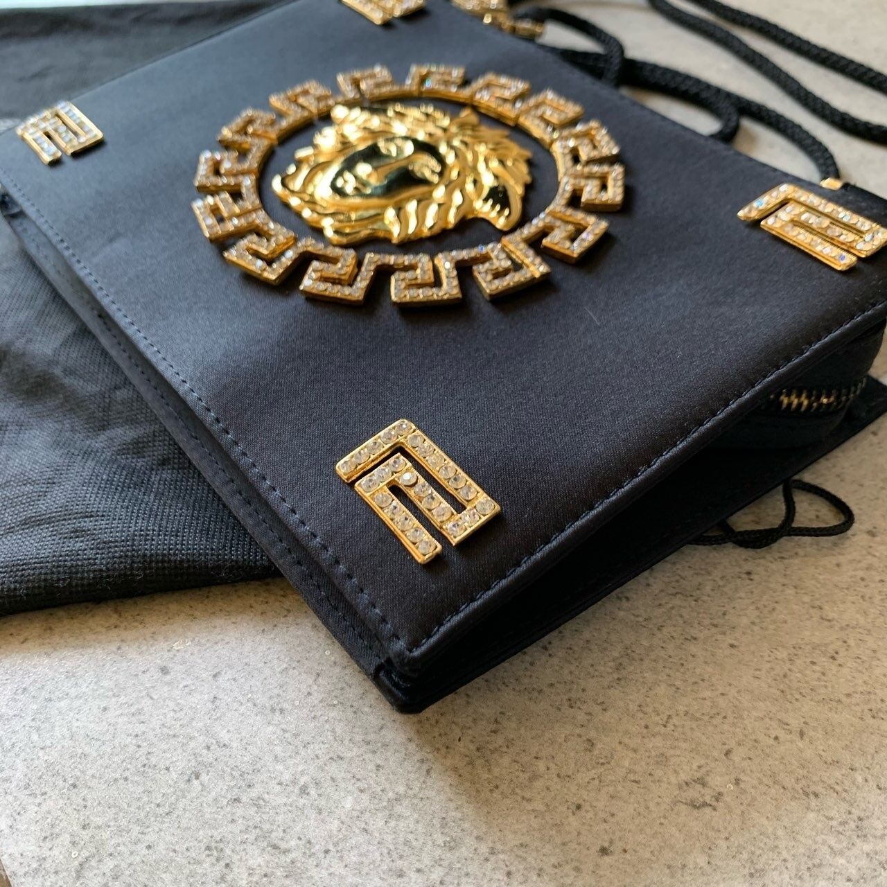 Gianni Versace Black Sling Bag