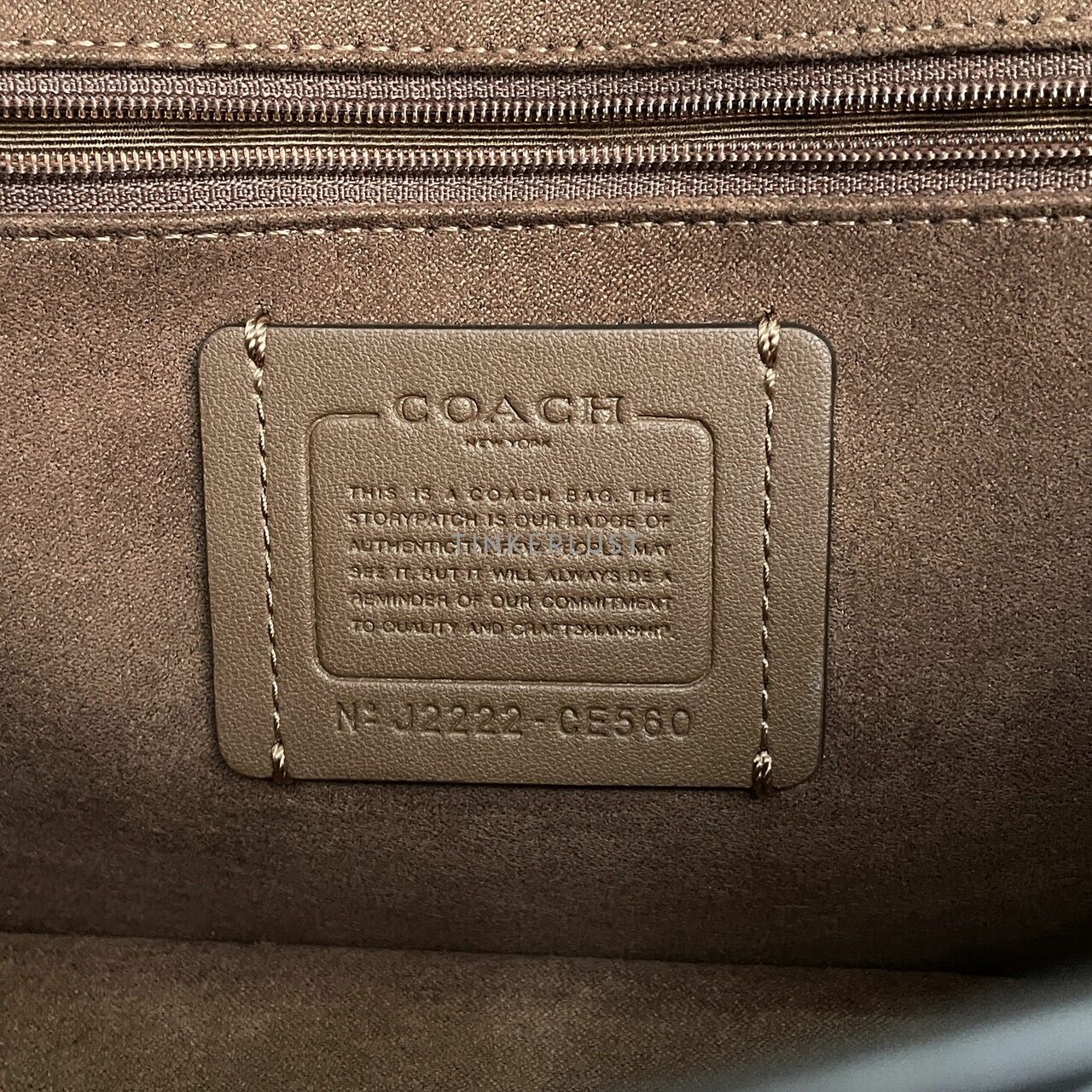 Coach CE560 Morgan Colorblock Khaki Multi Signature Canvas Shoulder Bag