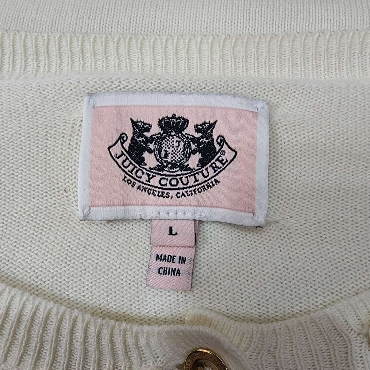 Juicy Couture Ivory Cardigan