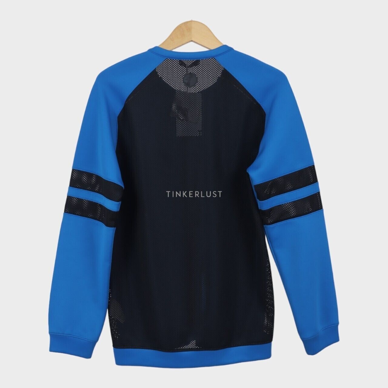 Versace Collection Mesh Blue Sweater