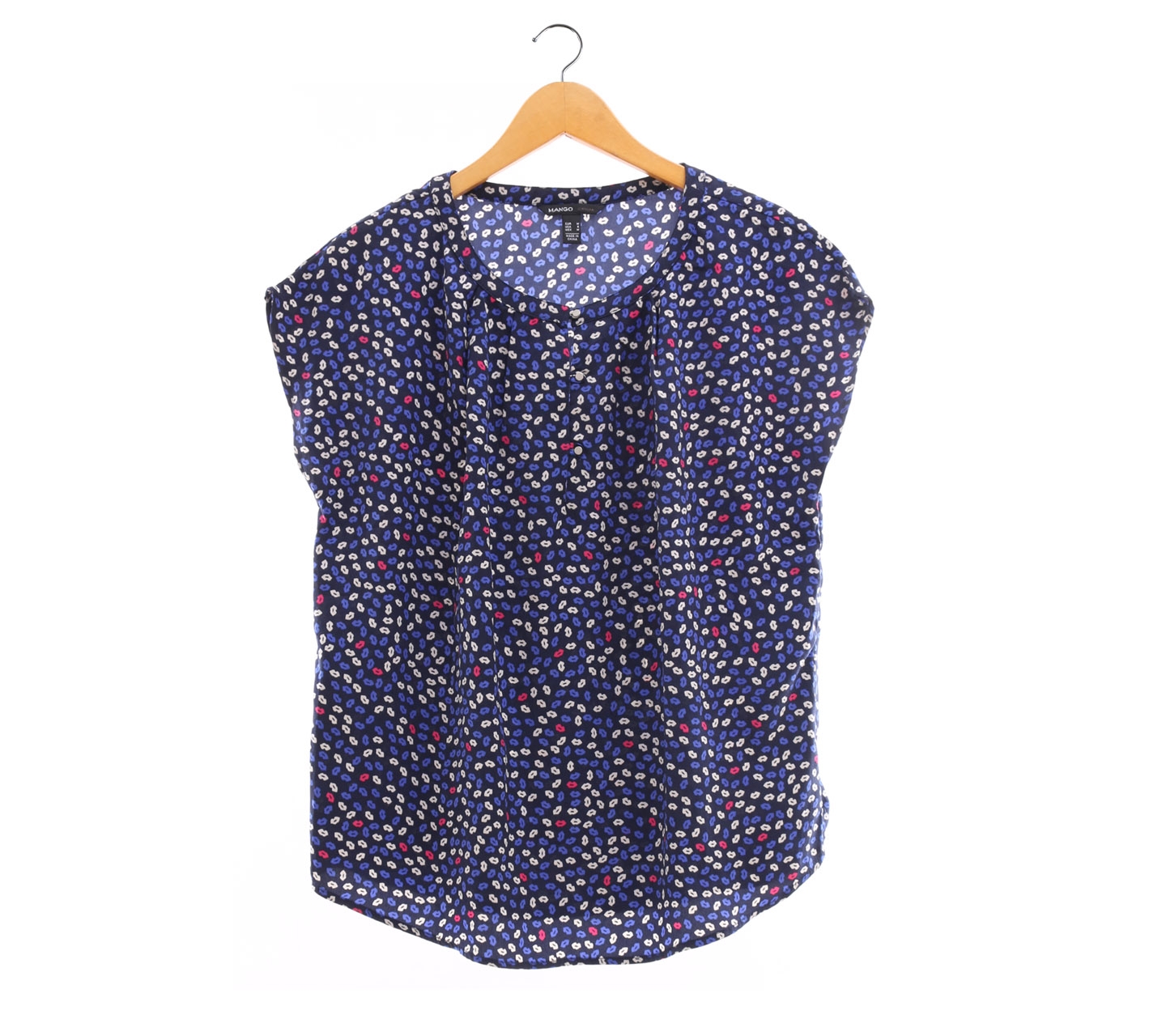 Mango Multi Colour Pattern Blouse