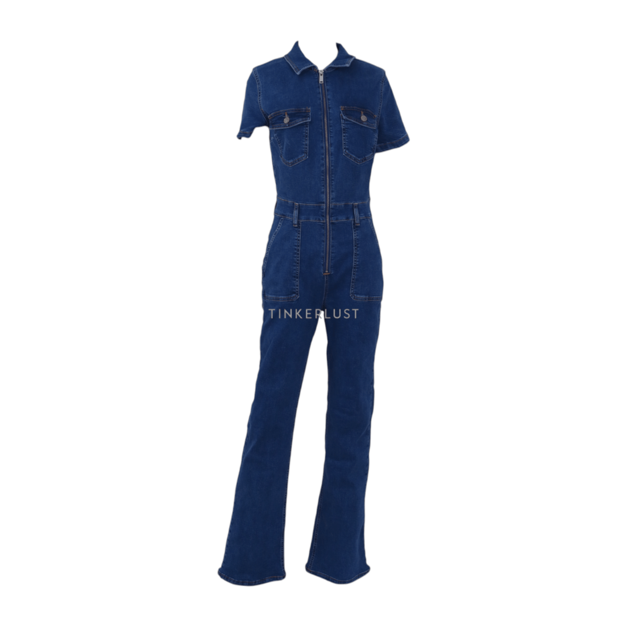 Pull & Bear Denim Jumpsuit