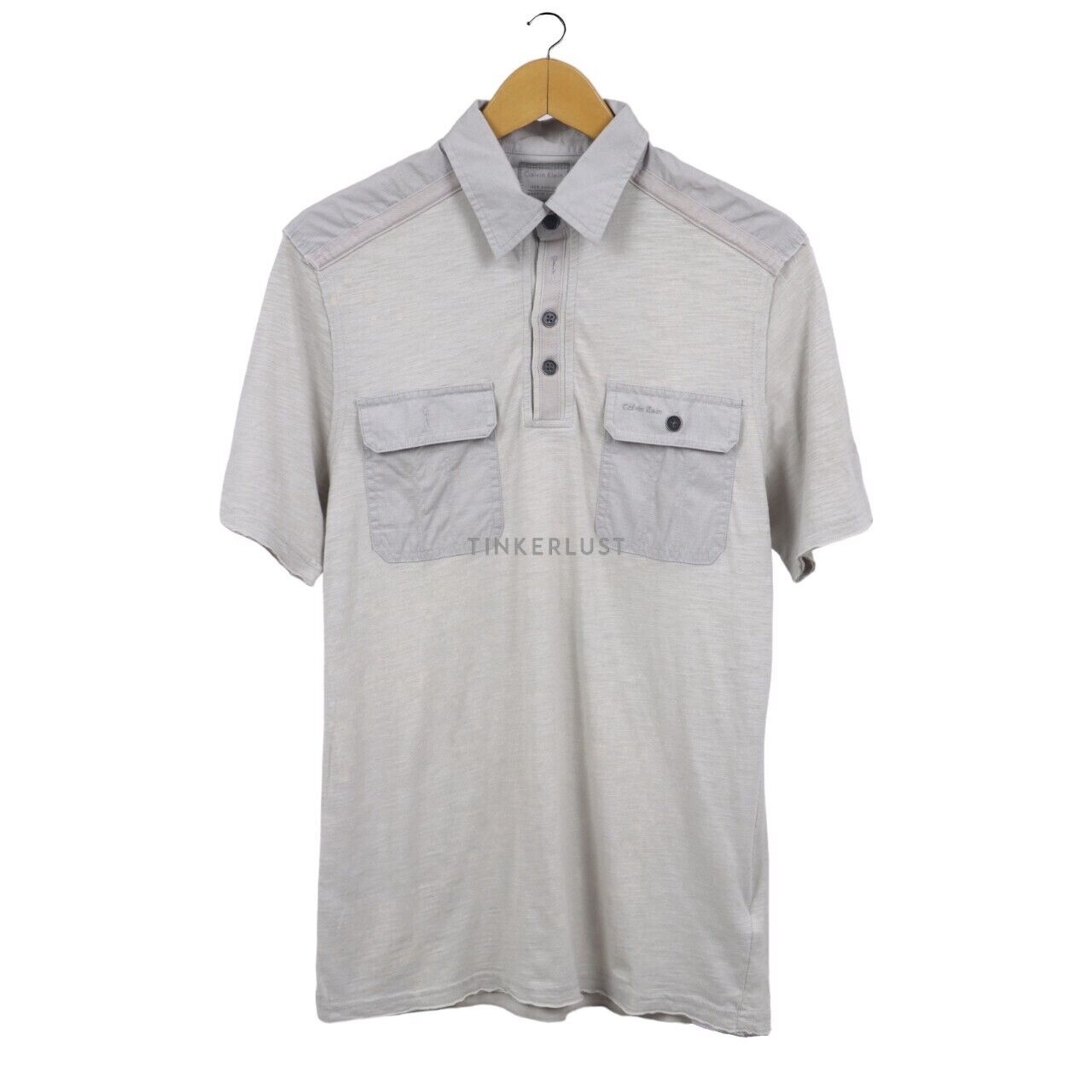 Calvin Klein Light Grey Polo Shirt