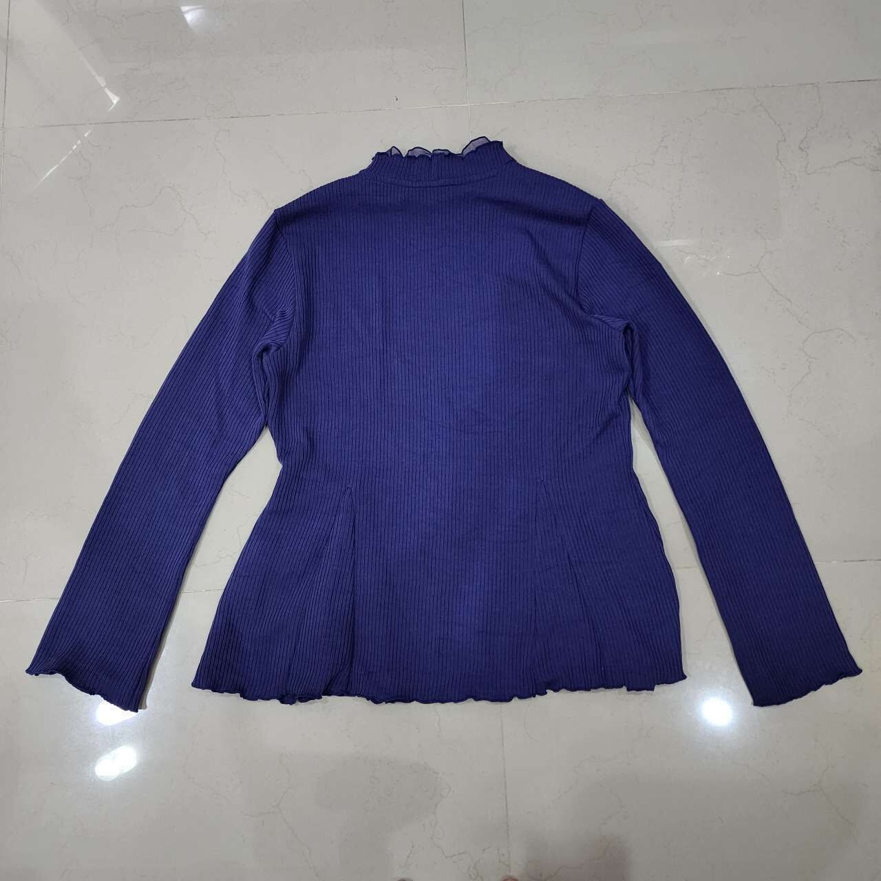 Anna Sui Knit Purple Blouse