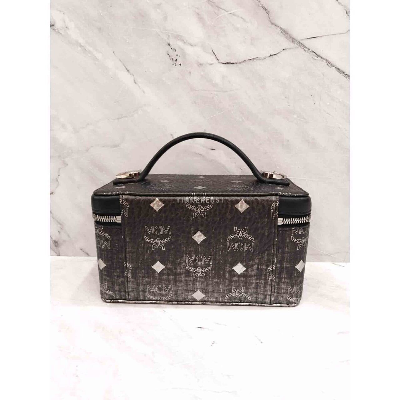 MCM Vanity Case Black Gradient Handbag