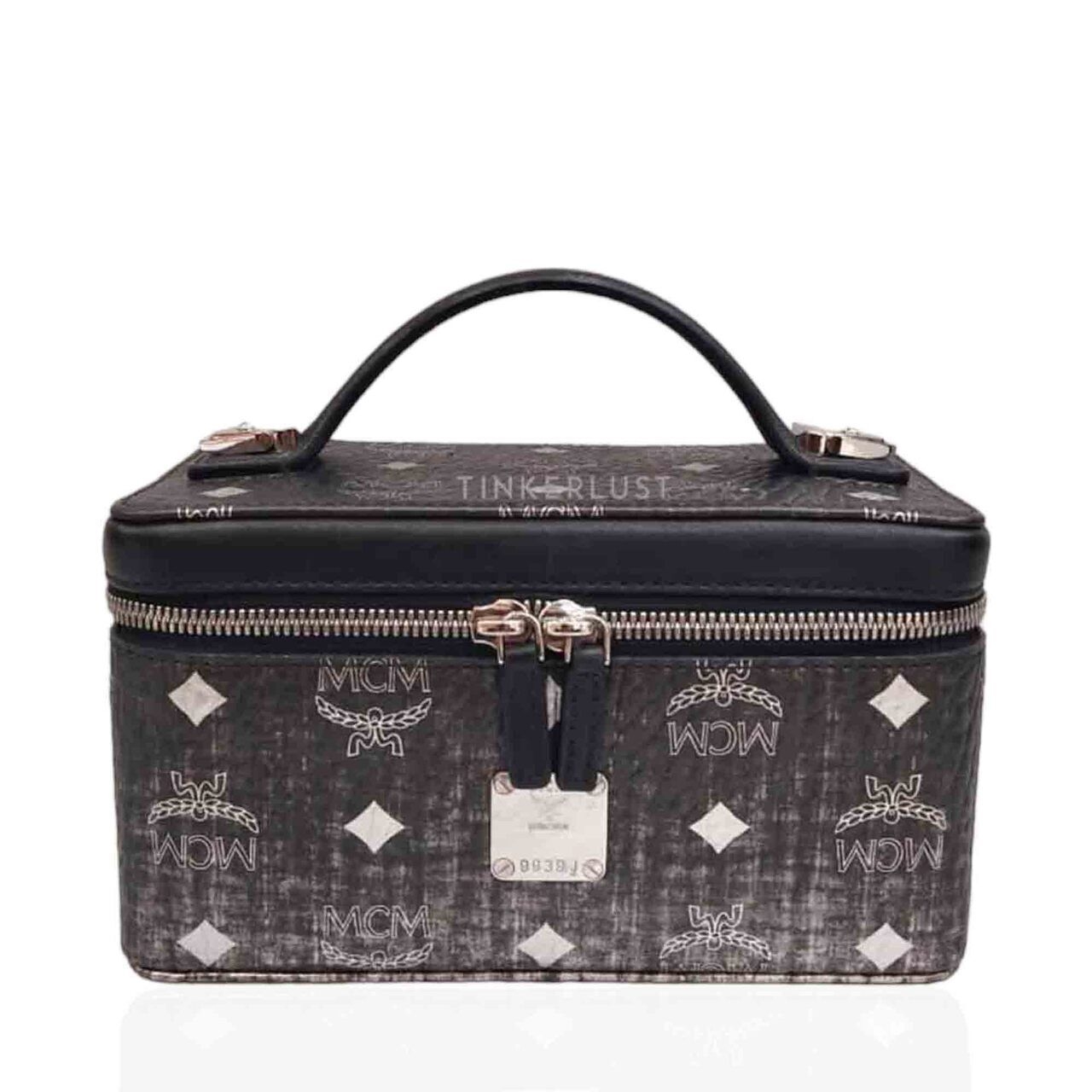 MCM Vanity Case Black Gradient Handbag